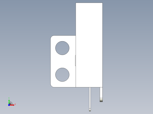 槽型光电传感器LU686_3D前视缩略图