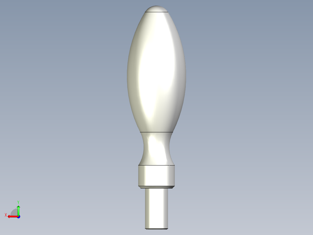 把手(固定)1000-3D多系列多零件图纸模型后视图