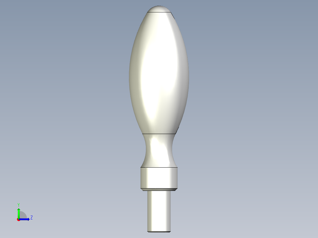 把手(固定)1000-3D多系列多零件图纸模型左视图