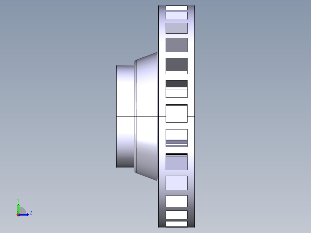 制动器 (9)左视图