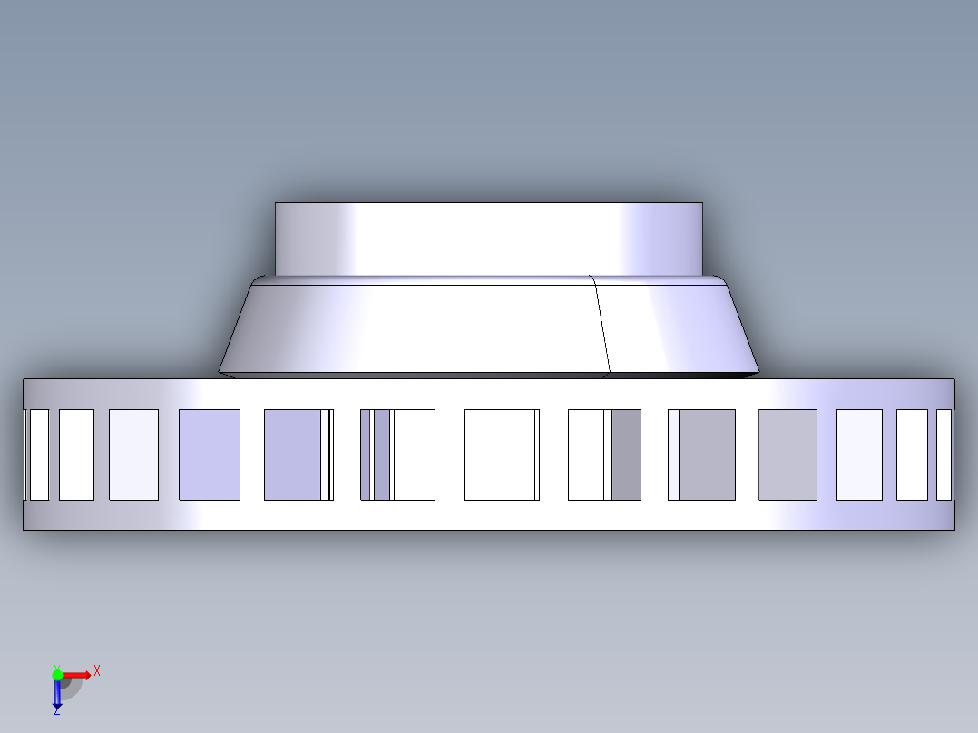 制动器 (9)俯视图