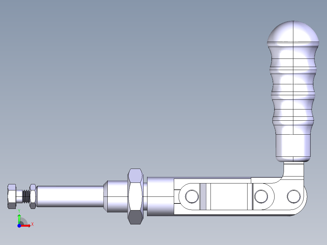 德克斯TUNKERS气缸数模T6-24P_TUENKERS前视图