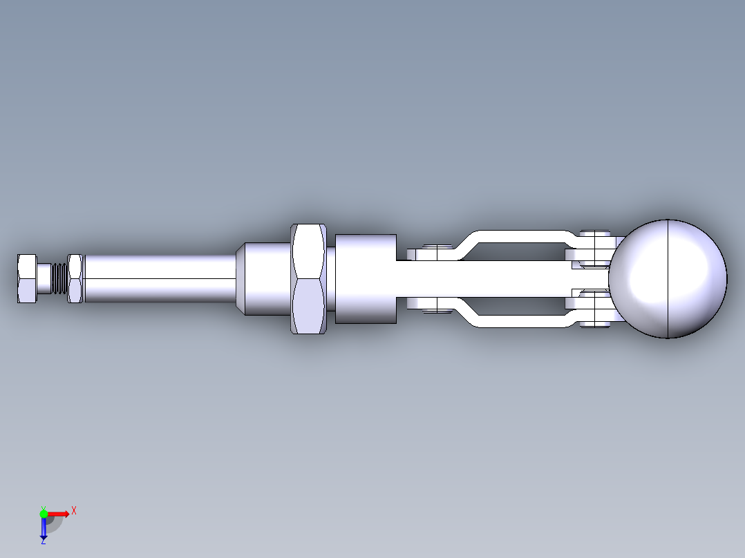 德克斯TUNKERS气缸数模T6-24P_TUENKERS俯视图