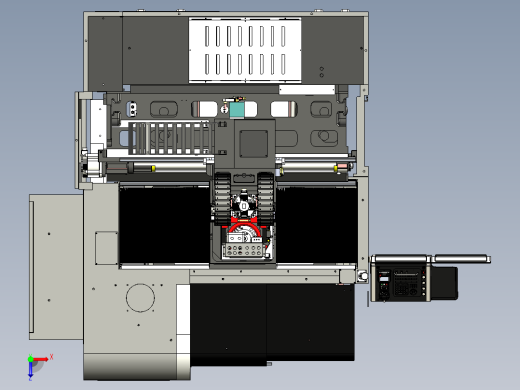 hurco bx 40 i vmc 机器基本型号俯视缩略图