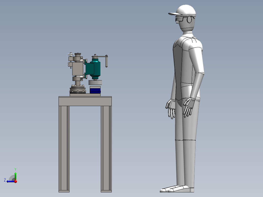 小型整流器sw20可编辑右视图