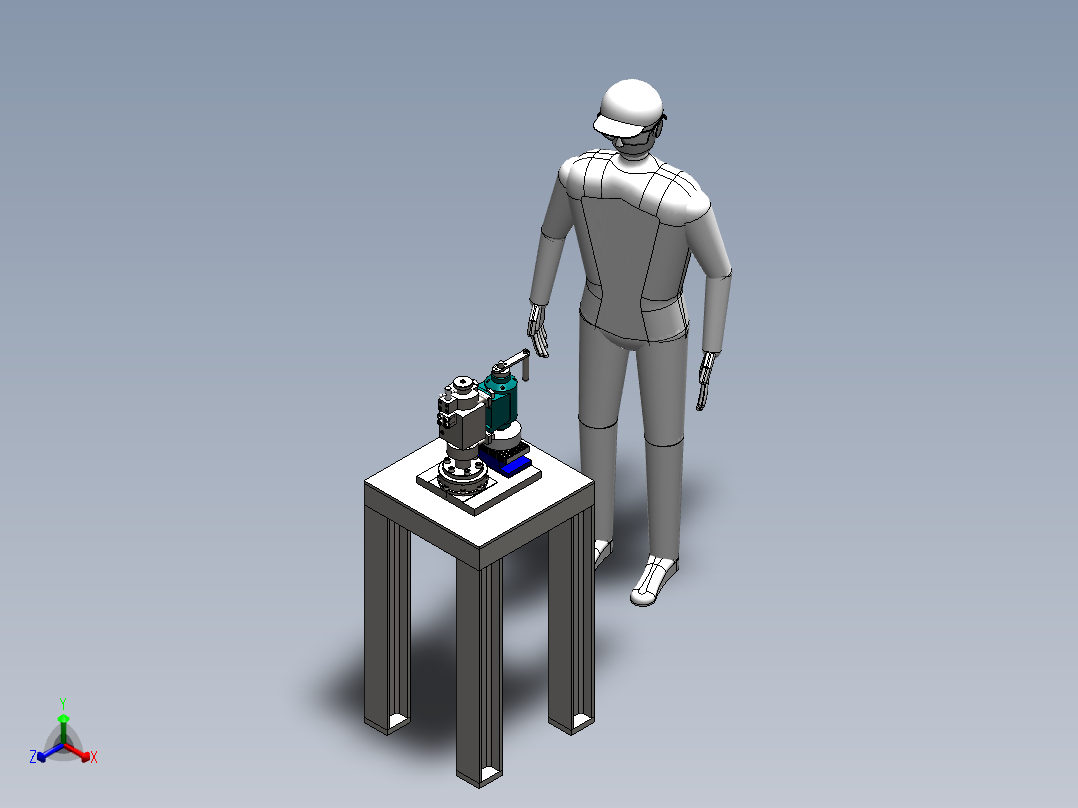 小型整流器sw20可编辑正等轴测图
