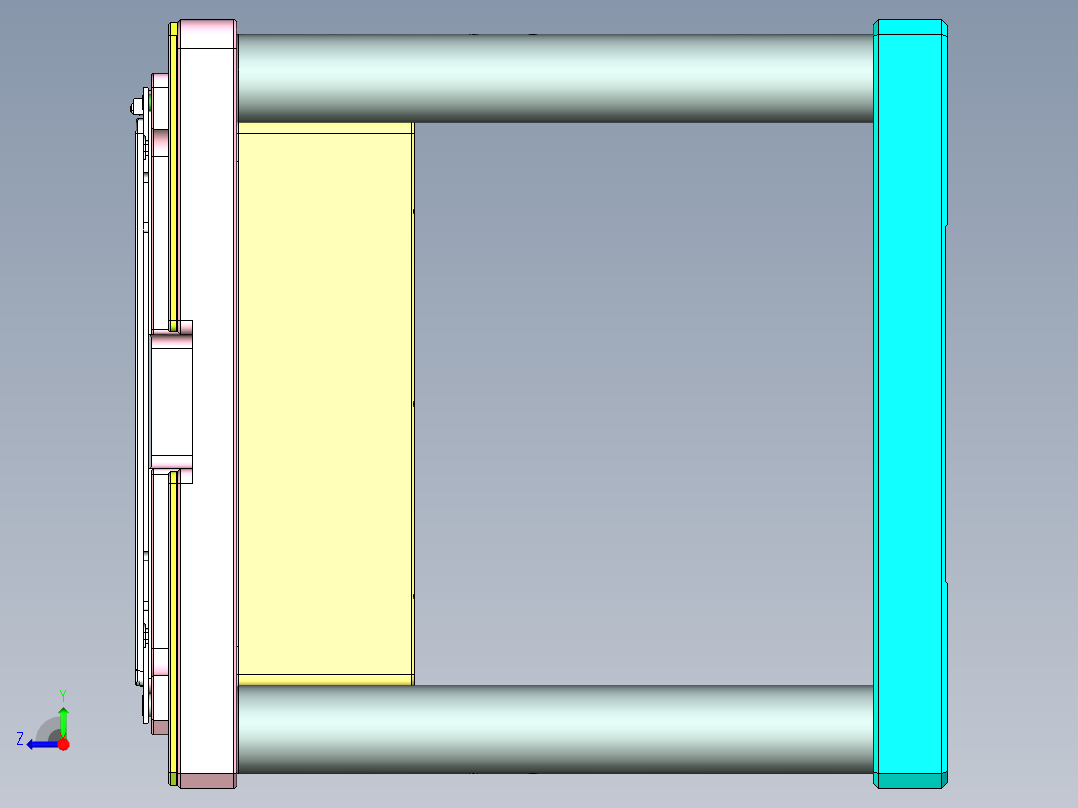 ZAZ00-A-笔记本CNC工装夹具三维模型CNC5-0901右视图