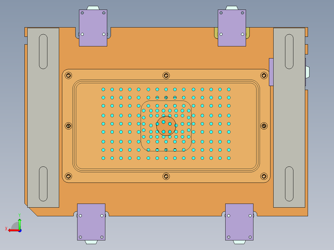 B9403-A-CNC2笔记本CNC工装夹具三维模型-铣LOGO-220908后视图