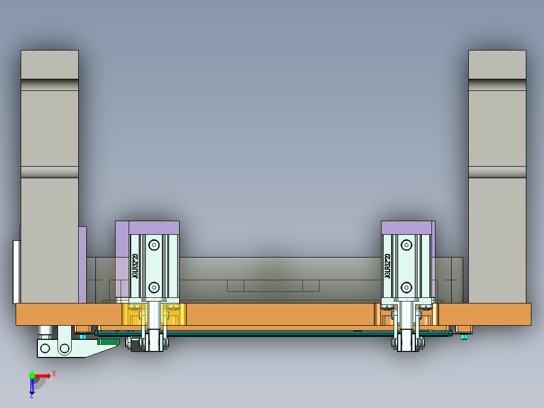 B9403-A-CNC2笔记本CNC工装夹具三维模型-铣LOGO-220908俯视图