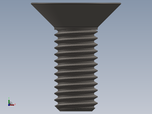 Screw_ISO_10642_M10x25_A2.SLDPRT前视缩略图