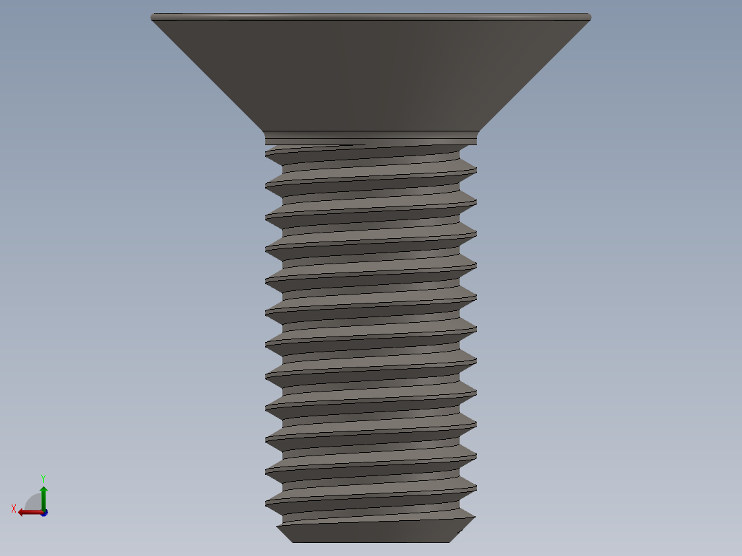Screw_ISO_10642_M10x25_A2.SLDPRT后视图