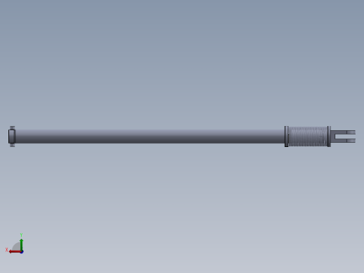 柱塞式液压缸后视缩略图