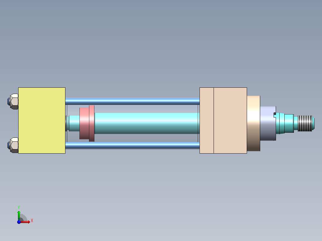拉杆液压缸32x16x80-mm-1.snapshot.1前视图