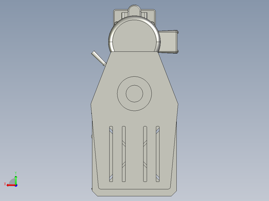 B2004763-钻床台钻后视图
