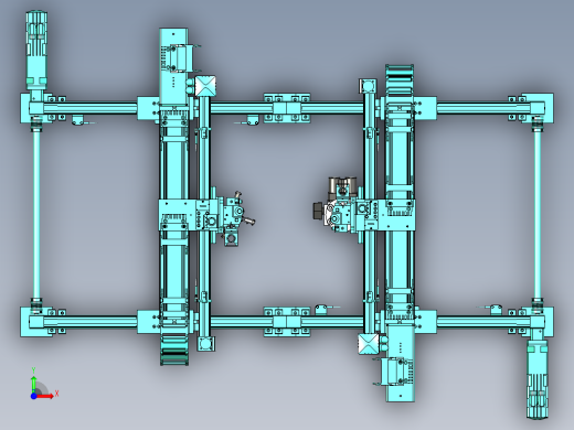 具有自动抓取与检测的三坐标机构前视缩略图