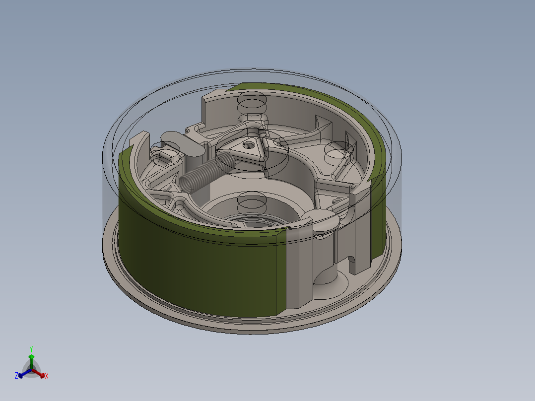 刹车系统(19)正等轴测图