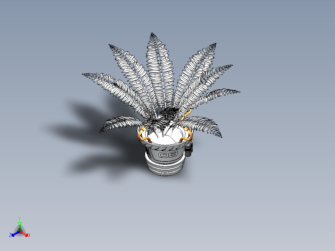 植物(42)正等轴测图