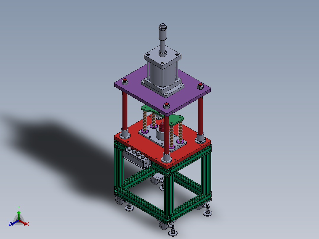 电机转子轴压装机