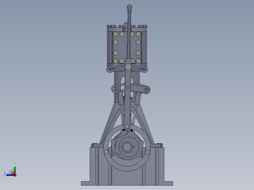 蒸汽机vertical-steam-engine-19831-模型格式为 sw右视缩略图