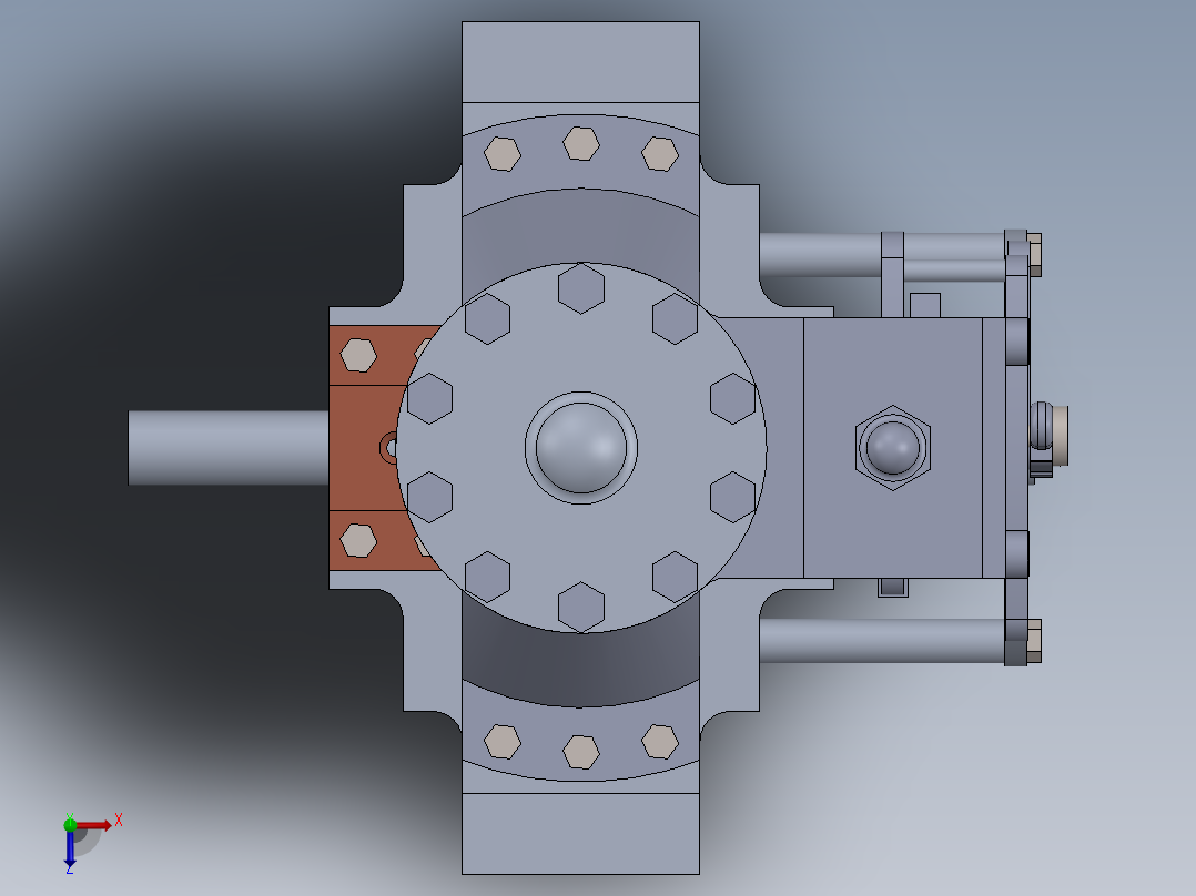 蒸汽机vertical-steam-engine-19831-模型格式为 sw俯视图