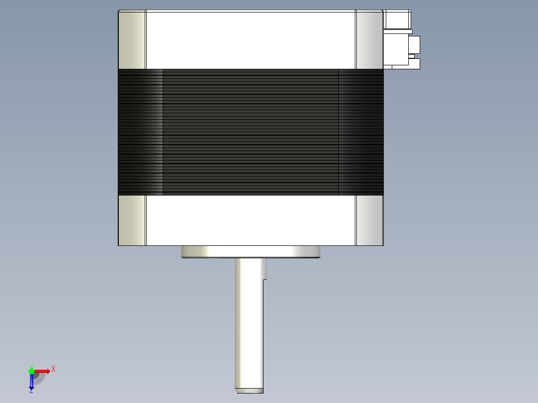 17HS4401S NEMA 17步进电机俯视图