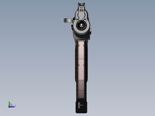 手枪左轮冲锋枪老式狙击步枪设计3D图纸aks-74un-2 2 STP SW X_T左视缩略图