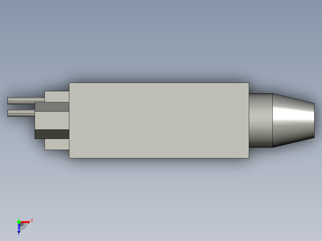 onFOCUS II (交流高電圧印加式除電器)俯视图