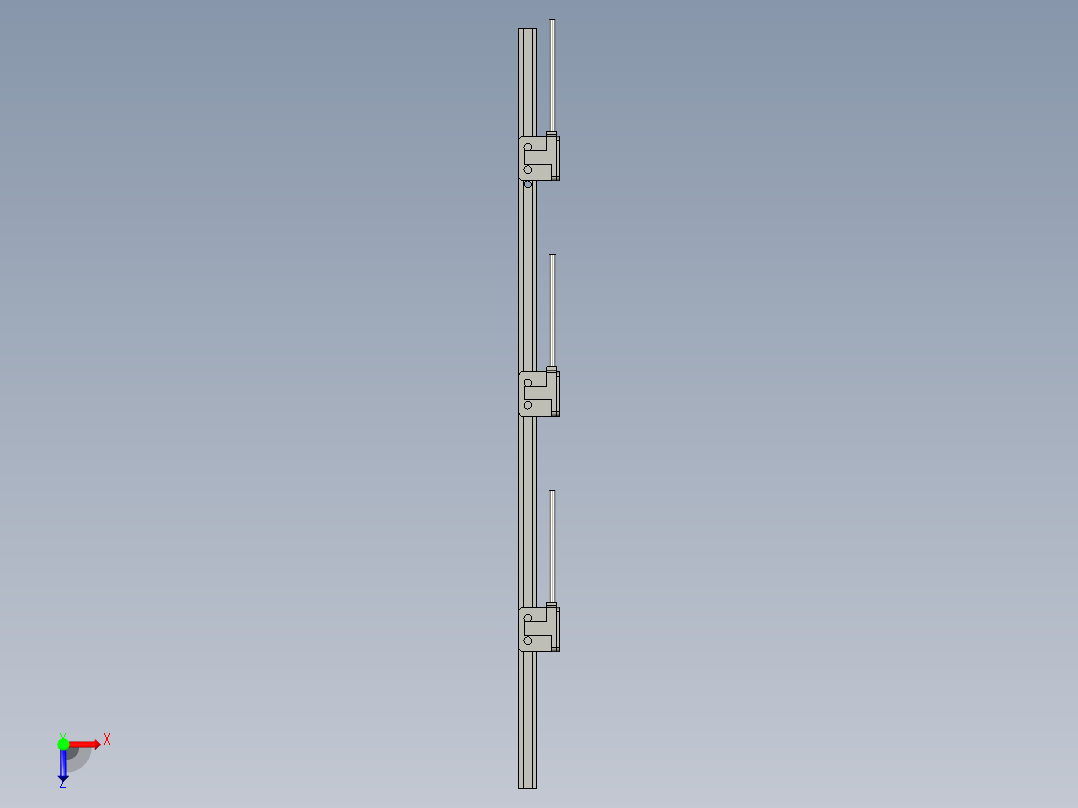 上银模组KK86-340-极限开关组件-2022080101俯视图