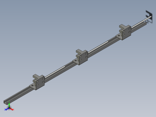 上银模组KK86-340-极限开关组件-2022080101正等轴测缩略图