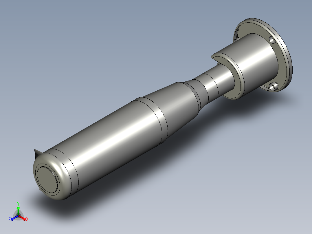 三色灯ZHD82-1-1-A-B-Z正等轴测图