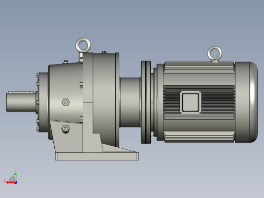 BWD型单级摆线针轮减速电机BWD2-35-Y11-4P-M1-1后视缩略图