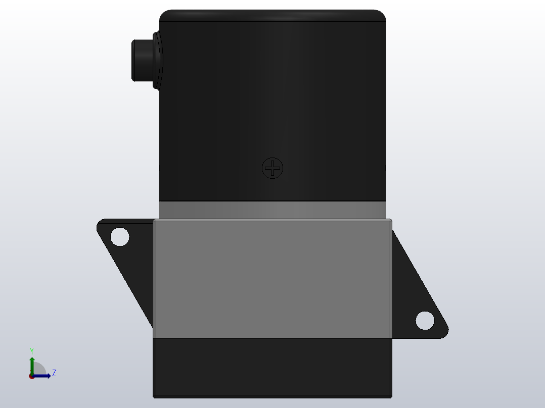 JDLX-40A拉线编码器_JDLX-40A左视图
