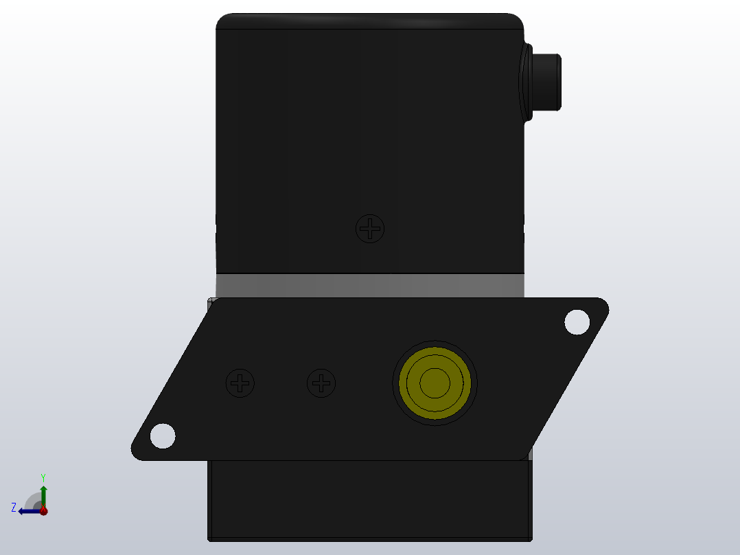 JDLX-40A拉线编码器_JDLX-40A右视图