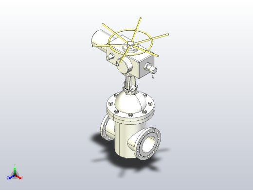 Z940╱941H╱Y╱W-40C╱P╱R╱I电动楔式闸阀[Z940H-40]DN200