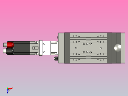 施耐德电气40毫米行程线性伺服系统俯视缩略图