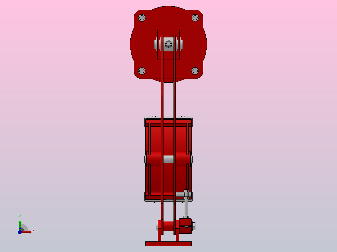 MWZB160～315系列电磁鼓式制动器_MWZB250／200B-25%前视图