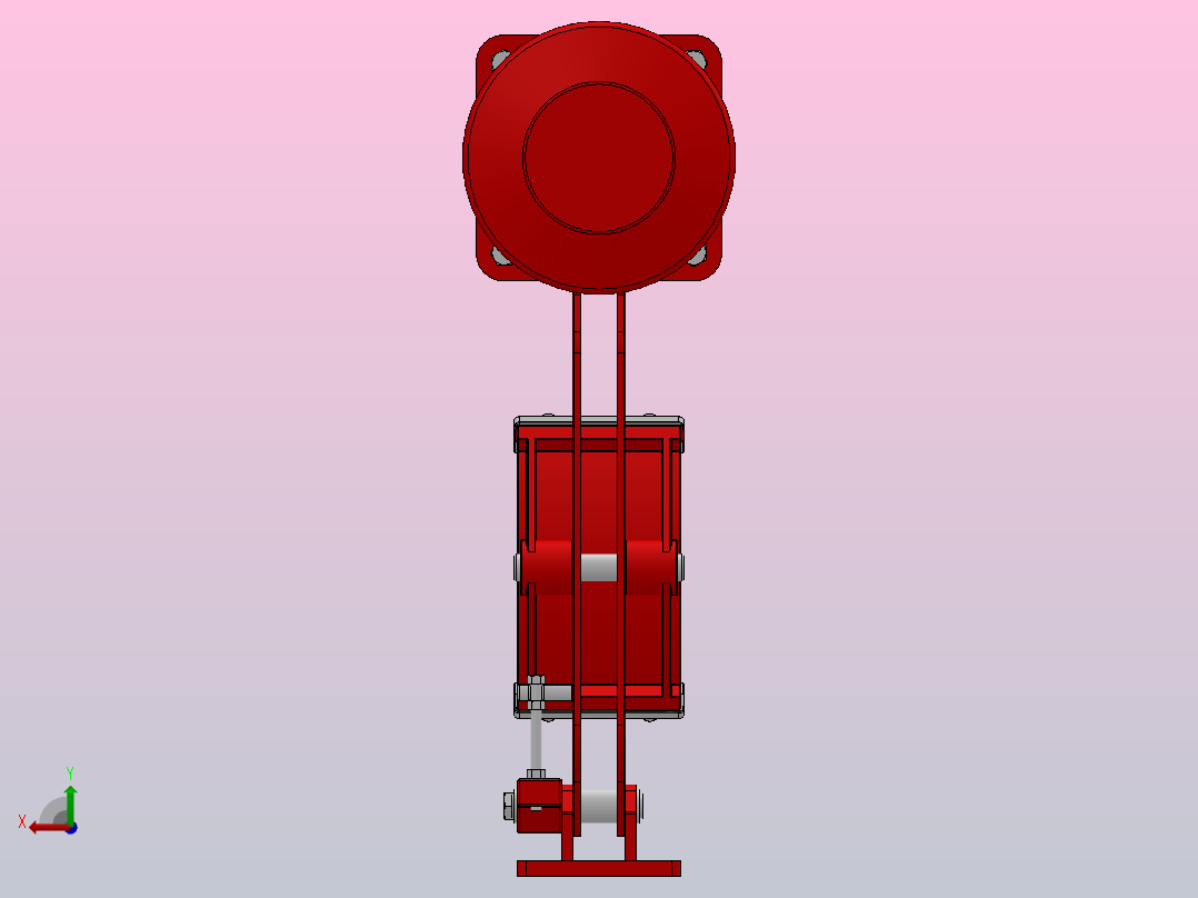 MWZB160～315系列电磁鼓式制动器_MWZB250／200B-25%后视图