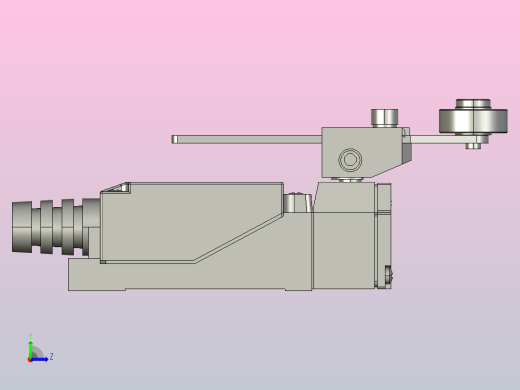 NKX2-08行程开关三维模型202011左视缩略图