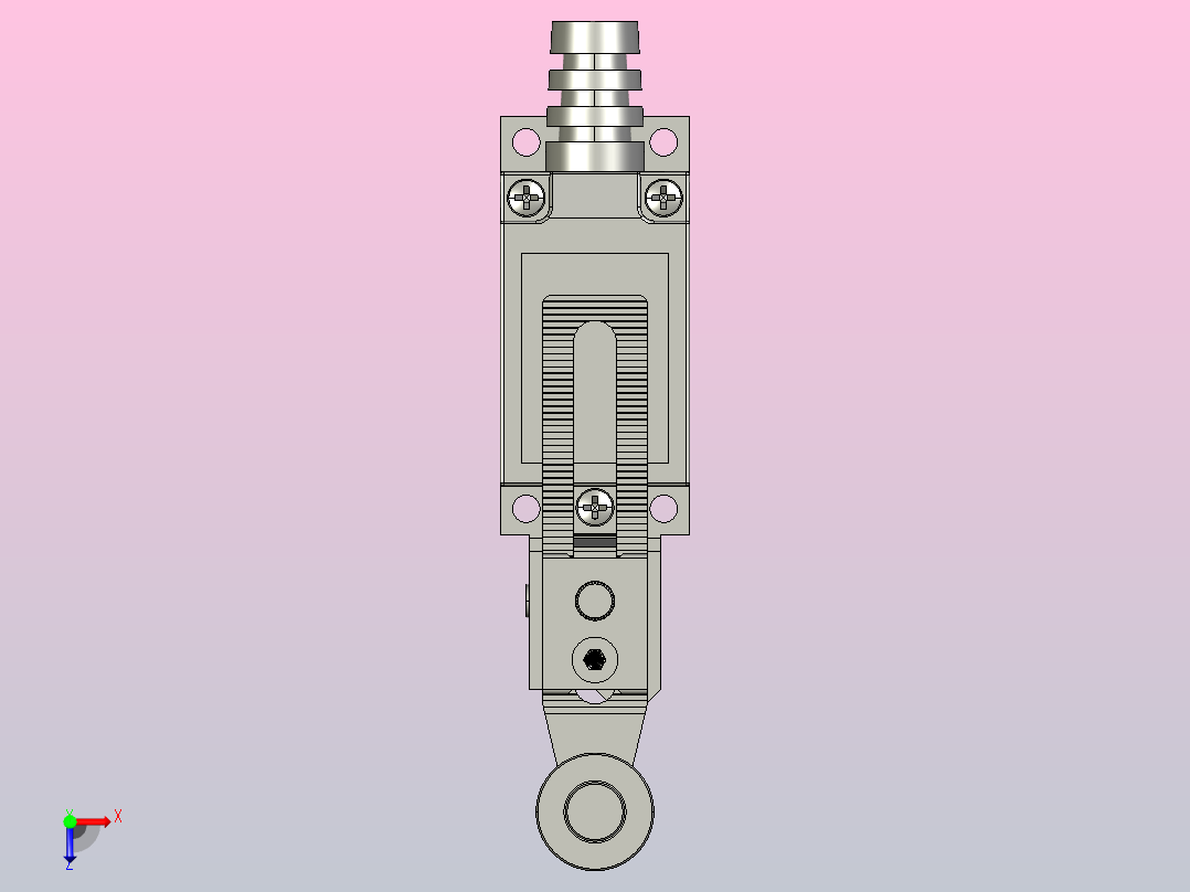 NKX2-08行程开关三维模型202011俯视图