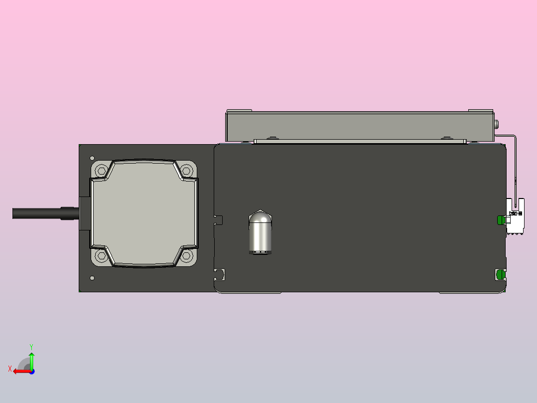 直线执行器2后视图