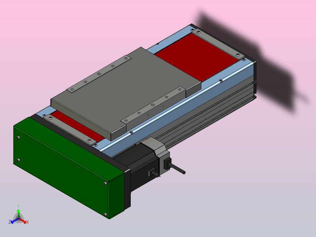 直线执行器2正等轴测图