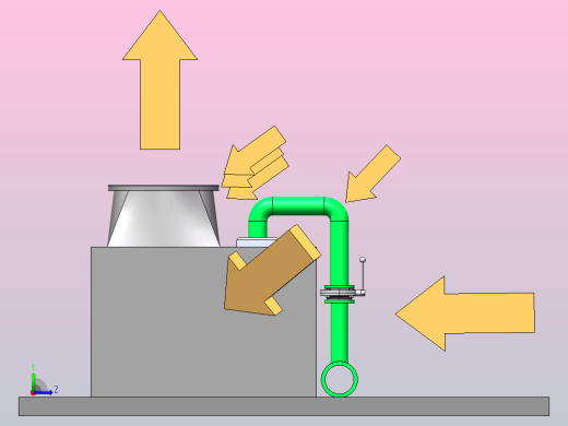 风道设备图左视缩略图
