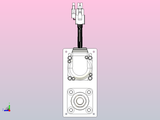 轻载电动缸TPA-ESR25-1002C-L200-MR-W-P10-C3右视缩略图