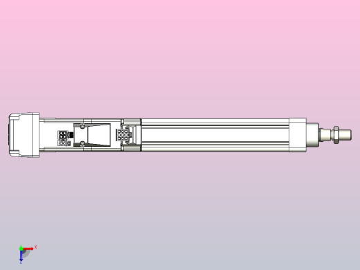 轻载电动缸TPA-ESR25-1002C-L200-MR-W-P10-C3俯视缩略图