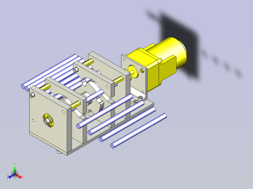 一款旋转排出至输送机3D模型