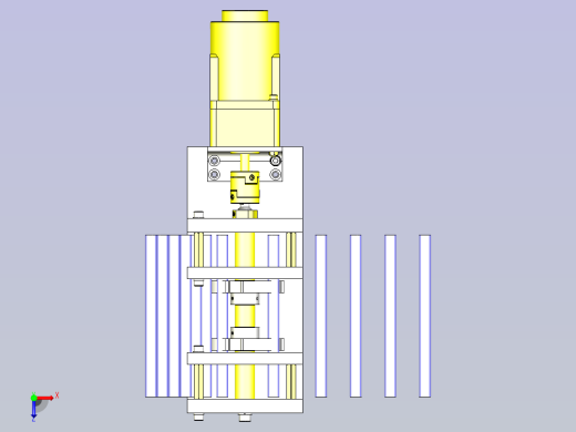 一款旋转排出至输送机3D模型俯视缩略图