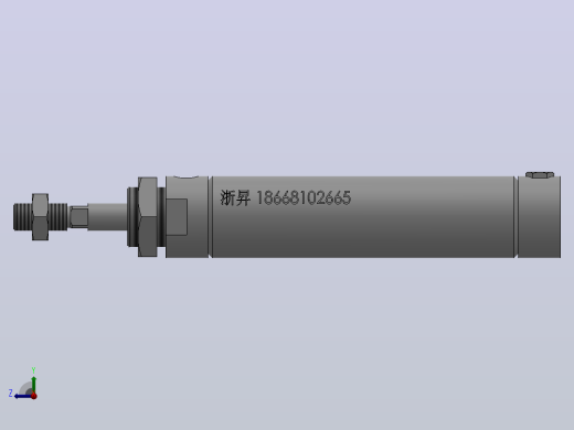 MTBL铝合金迷你气缸[MTBL25×50-SU]右视缩略图