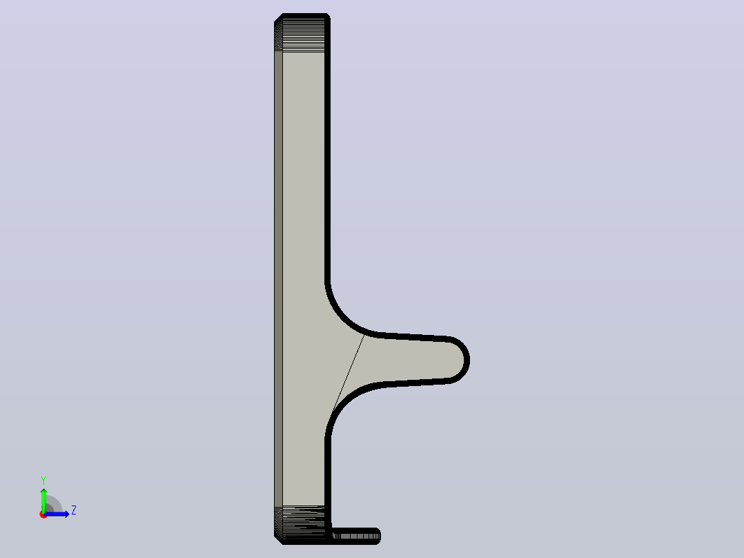 厨房托盘左视图