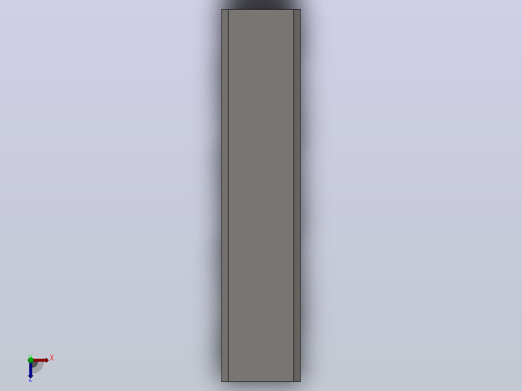 从下面用螺栓安装的滚珠导轨SNS[SNS R1607 604 61 296mm]俯视图
