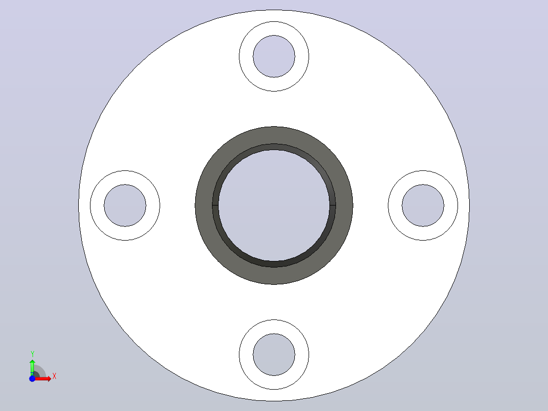 ZLHF..带法兰直线轴承 单衬型[ZLHFR-N-d12-D21-L30].rar.rar前视图